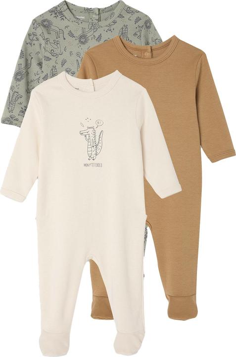 Produktbild Vertbaudet Bio-Kollektion: 3er-Pack Baby Strampler BASIC (74)