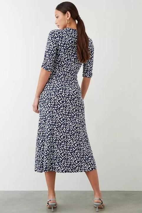 Image du produit Dorothy Perkins Robe midi à pois à enrouler (38)