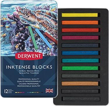 Image du produit Derwent Inktense Blocks blik 12 stuks (12 x)