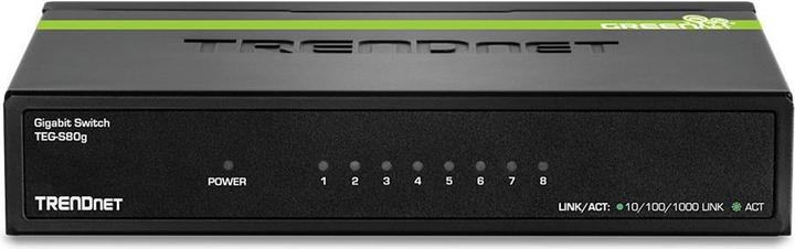 Actual product image Trendnet 8port Gigabit GREENNET Switch (8 Ports)