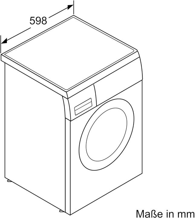 Actual product image Bosch Hausgeräte WUU28T49 (9 kg, Left)