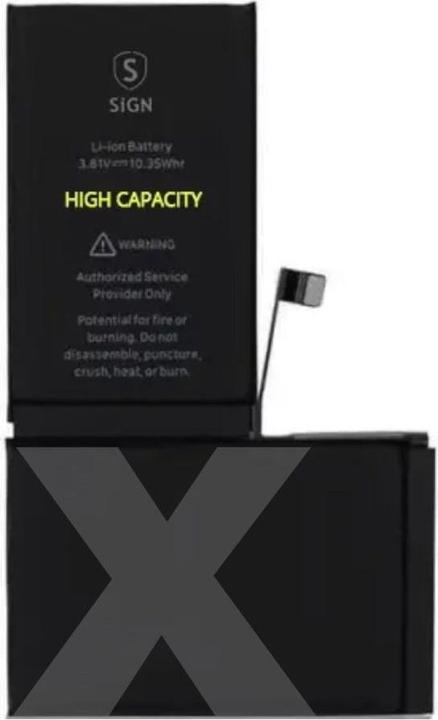 Image du produit SIGN Batterie haute capacité pour iPhone X - 3000mAh