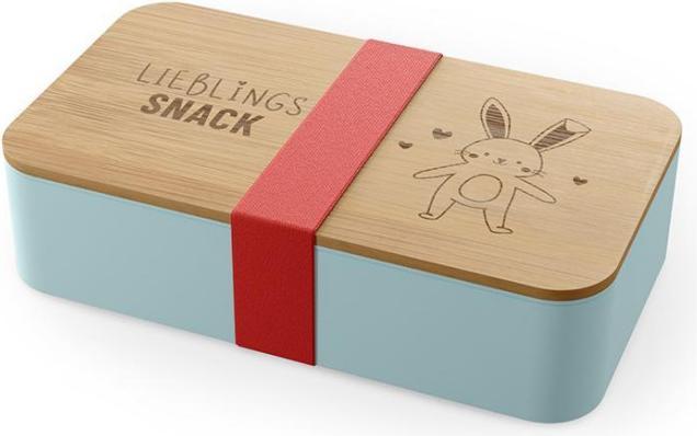 Actual product image La Vida Children's lunch box 18x10H5 Bunny favourite