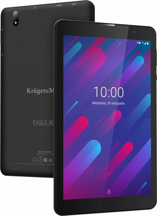 Produktbild Krüger&Matz Kruger & Matz PC Tab EAG LE 806 (8", 32 GB, Schwarz)