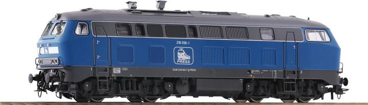 Actual product image Roco 7300025 H0 Diesel locomotive 218 056-1 of the PRESS (Track VI)