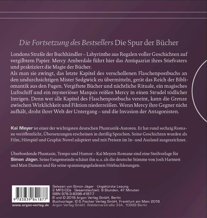 Produktbild Der Pakt der Bücher (Simon Jäger, Kai Meyer, Deutsch)