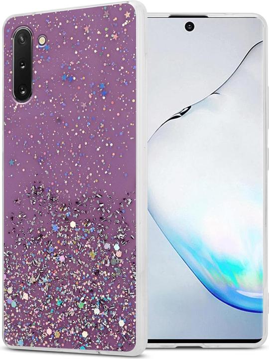 Violet avec paillettes