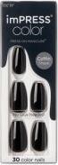 Immagine prodotto KISS Chiodi autoadesivi imPRESS Colour MC Allack 30 pezzi (L) (Unghie artificiali, 512 Tutto nero)