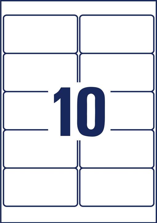 Actual product image Avery Universal labels