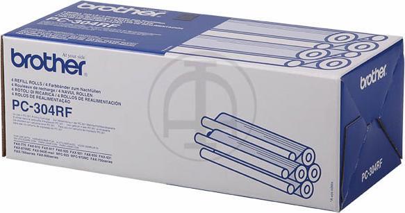 Produktbild Brother PC-302RF Farbband 4er Pack, schwarz