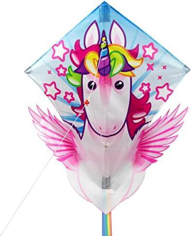 Eolo Kites Ready 2 Fly - Pop-up Nylon Kite Unicorn