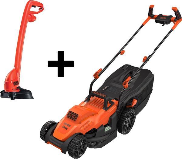 Productafbeelding Black & Decker BLACK+DECKER Grasmaaier BEMW461BGL2 + trimmer (Elektrische stroom)