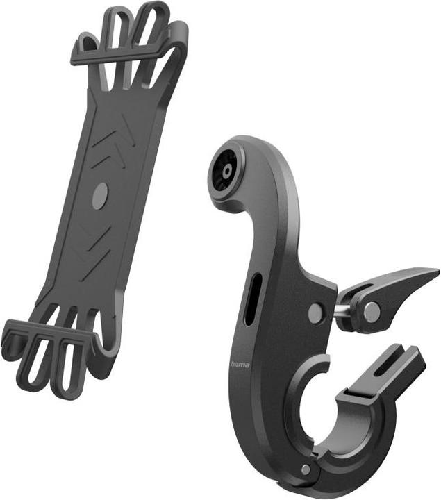 Produktbild Hama Handyhalterung für E-Bike, schnelle Anbringung, Silikon, drehbar, universal