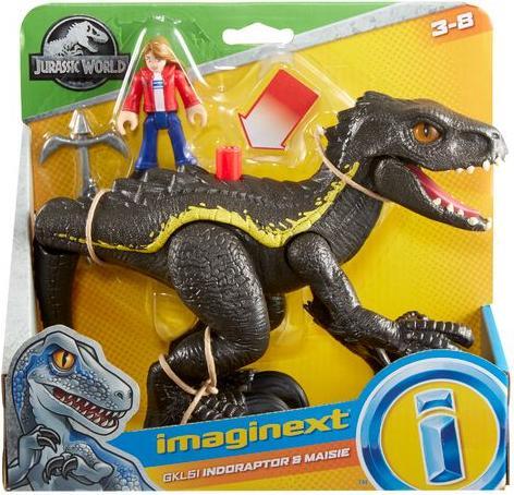 Actual product image Fisher-Price Imaginext Jurassic World Indoraptor & Maisie