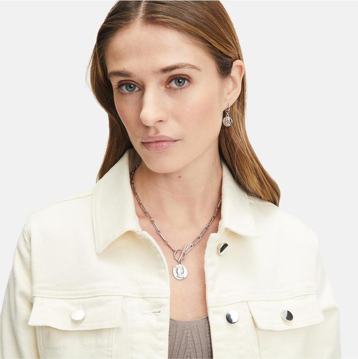 Produktbild Tamaris Modern Steel Coin Necklace TJ-0438-N-45 (Edelstahl, 45 cm)