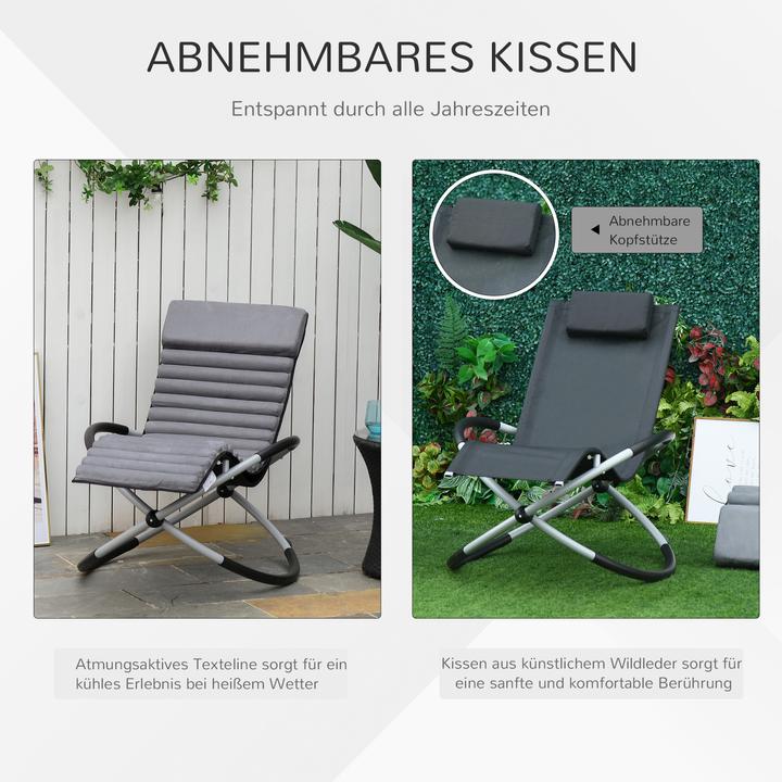Produktbild Outsunny Schwingsessel Schaukelliege