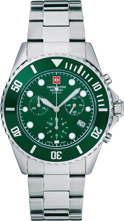 Actual product image Swiss Alpine Military MASTER DIVER CHRONO Collection - Swiss made quartz watch (Swiss made, 42 mm)