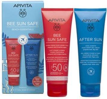 Actual product image Apivita Bee Sun Safe Hydra Fresh Milk Spf50 Case 2 Pieces - High Protection Sunscreen (Suntan lotion, SPF 50)
