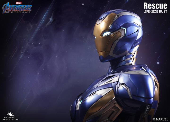 Image du produit Queen Studios Marvel's Avengers "Iron Man MK49 - Rescue Suit" 1/1 Buste Lifesize