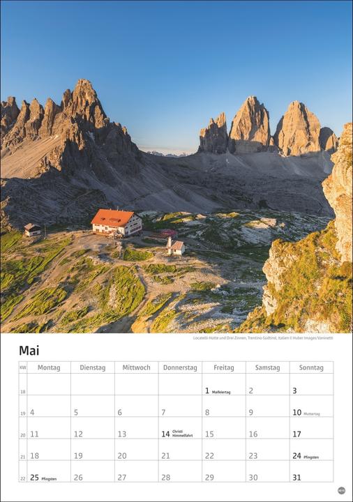 Actual product image Alpen Kalender 2026 (German)