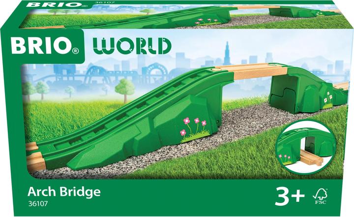 Produktbild Ravensburger BRIO World - 36107 Modulare Brücke | Zugset-Zubehör für Kinder ab 3 Jahren