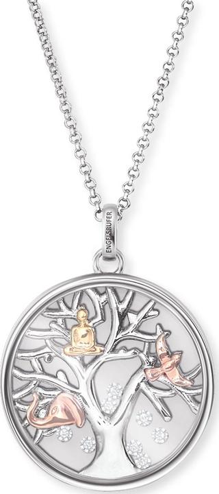 Immagine prodotto Engelsrufer Collana con cuore di fiore della vita (Argento 925, 42 - 50 cm)