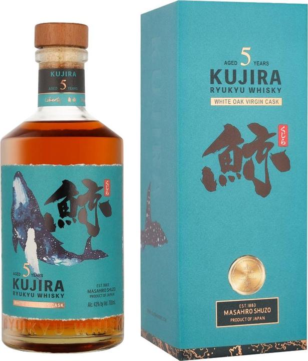 Image du produit Kujira Ryukyu Whisky 5 Y.O. 43% Vol. 0,7l (Whisky japonais, 1 x 70 cl)