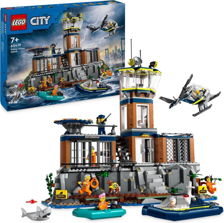Productafbeelding LEGO 60419 Politiebureau op Gevangeniseiland (60419, LEGO Stad)