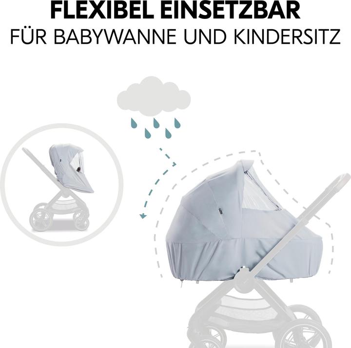 Produktbild Hauck Walk N Care Raincover Grey