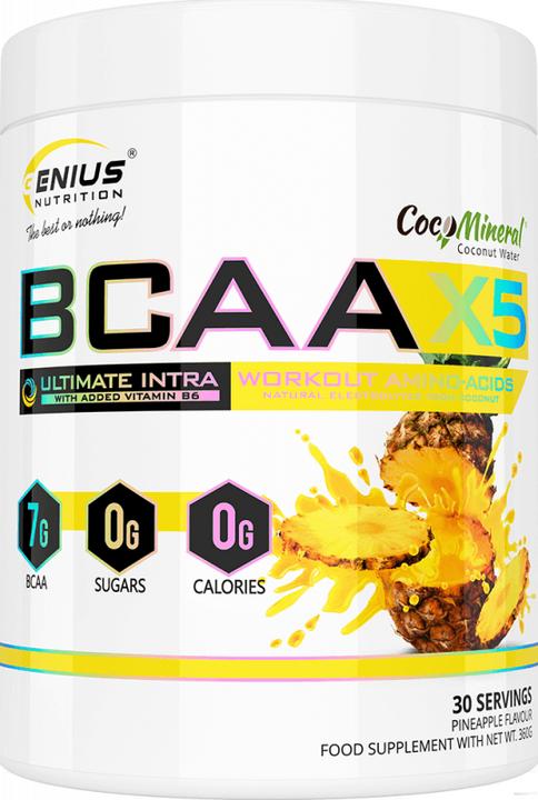 Genius Nutrition BCAA-X5 (Pineapple, 1 pcs., 460 g)
