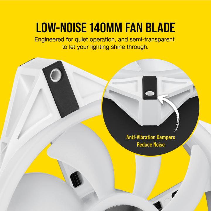 Image du produit Corsair iCUE QL140 RGB (140 mm, 2 x)