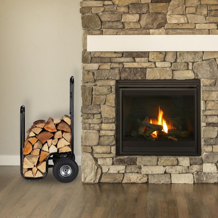 Produktbild Relaxdays Kaminholzwagen (52 x 59 x 108.5 cm)