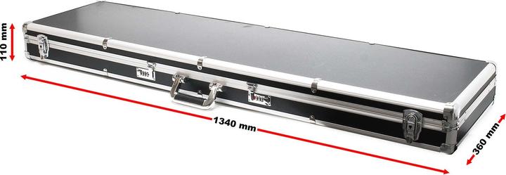 Produktbild Wiltec Waffenkoffer verschliessbar 134x36x11cm Gewehrkoffer Pistolenkoffer