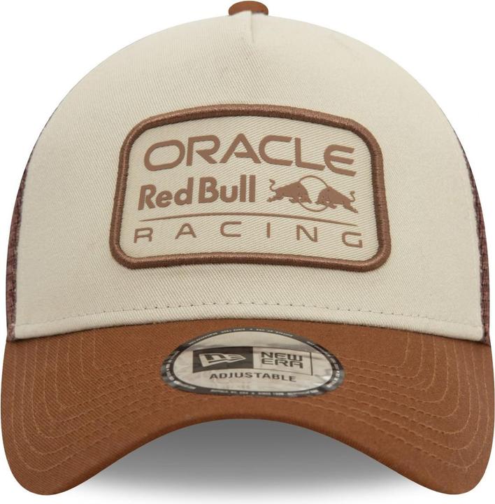 Actual product image New Era A-Frame Snapback Trucker Cap - Red Bull Racing Stone
