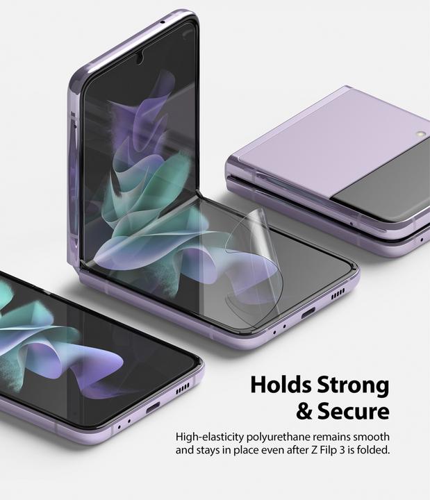 Image du produit Ringke Folia Invisible Defender Samsung Galaxy Z Flip 3 (2 PACK) (2 pièce(s), Samsung Galaxy S21)