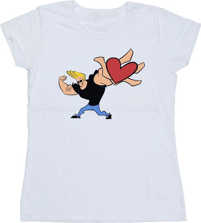Johnny Bravo Heart Present TShirt