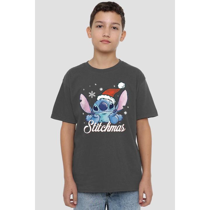 Produktbild Lilo & Stitch A Stitchmas Christmas TShirt (140)