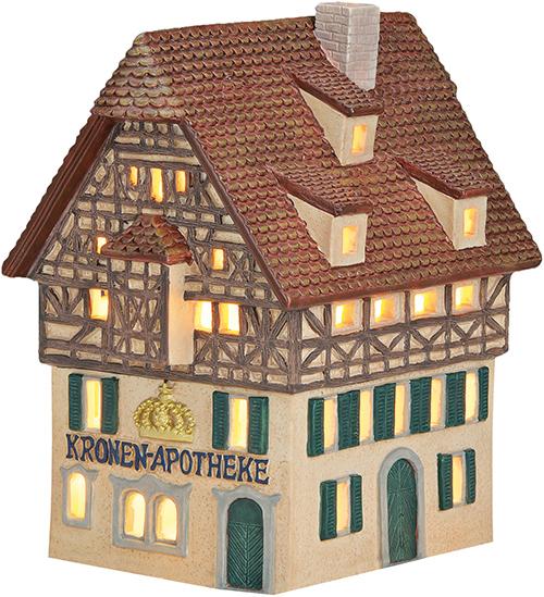 Produktbild G. Wurm Kronen Apotheke aus Porzellan, B11 x T16 x H17 cm (11 x 17 x 16 cm)