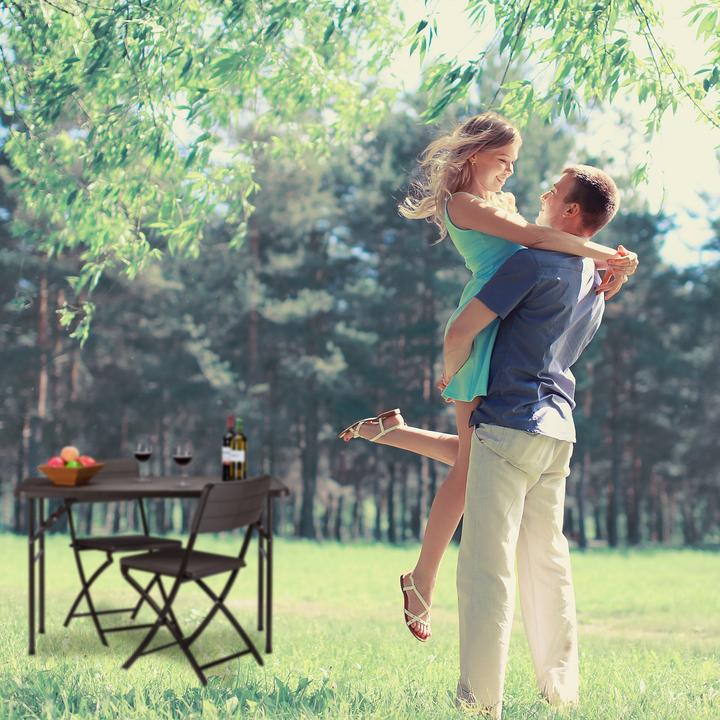 Image du produit Relaxdays Table jardin (120 cm)