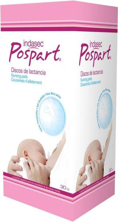 Produktbild Indasec POSPART discos de lactancia 30 uds (30 x)
