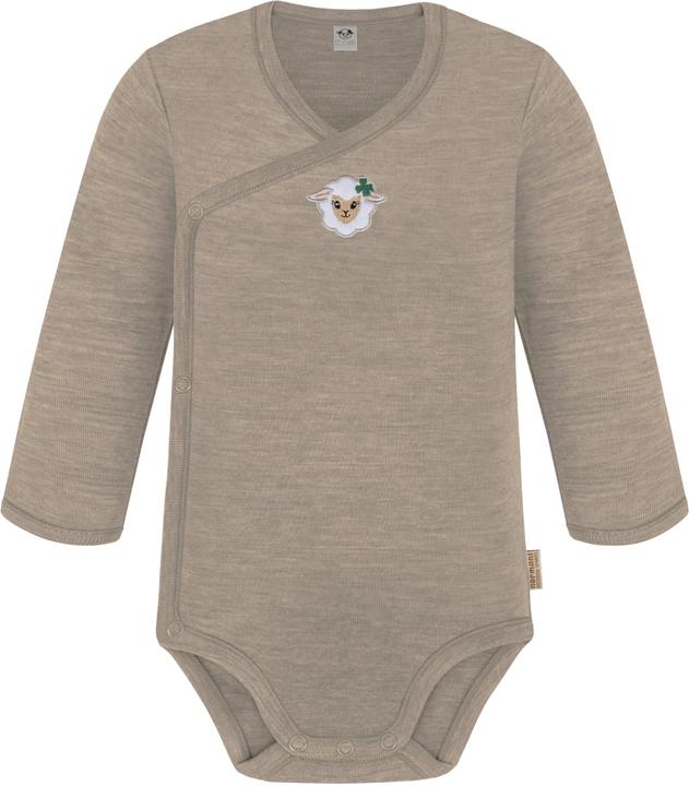 Actual product image Normani Baby merino long-sleeved wrap body "Kaitaia" and baby merino trousers "Silverdale" - 9625 (86)
