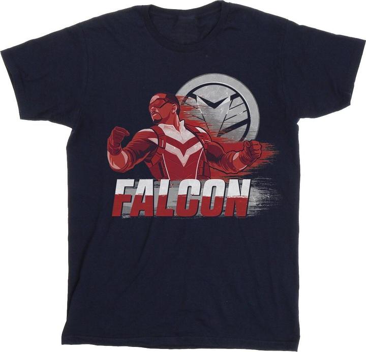 The Falcon And The Winter Soldier Falcon Red Fury TShirt (4XL)