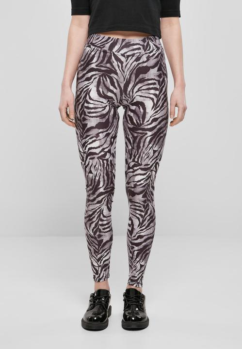 Actual product image Urban Classics Ladies Soft AOP Leggings - 16531 (4XL)