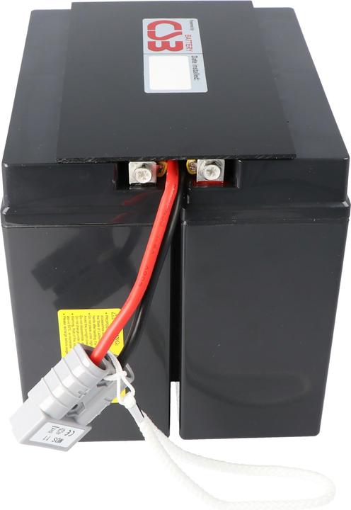 Produktbild CSB USV Ersatz-Akku, kompatibel zu APC-RBC7, SU1000XLJ, SU1400, DLA1500I, etc. vormontiert mit Kabel und