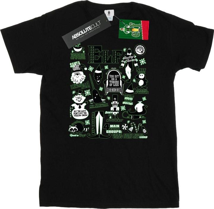 Elf Infographic Poster TShirt (XL)