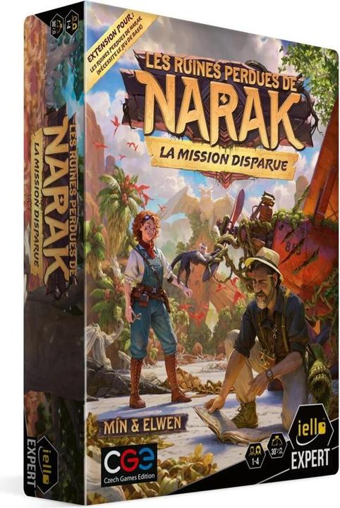 Iello Jeu - Les Ruines Perdues de Narak : Mission Disparue (Extension) (French)