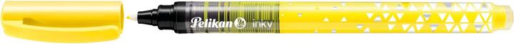 Produktbild Pelikan Tintenschreiber inky 0.5mm 817080 Neon Gelb (Neon Gelb, 10 x)