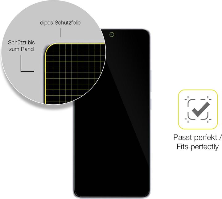 Produktbild Dipos 3D Full Cover Schutzfolie (1 Stück, Xiaomi Redmi Note 13 Pro 5G)