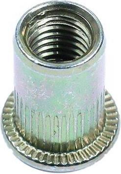 Haushalt OPEN FLAT HEAD BLND RVT NUT M6 1.0X15.8