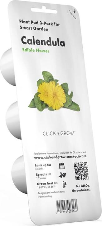 Actual product image Click and Grow Click to enlarge smart addition marigold 3 pcs.